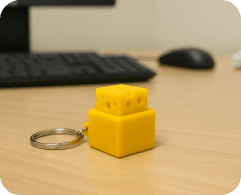 Cheese Keychain